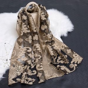 HEIRLOOM EMBROIDERY ORANZA SCARF